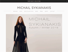 Tablet Screenshot of michailsykianakis.com